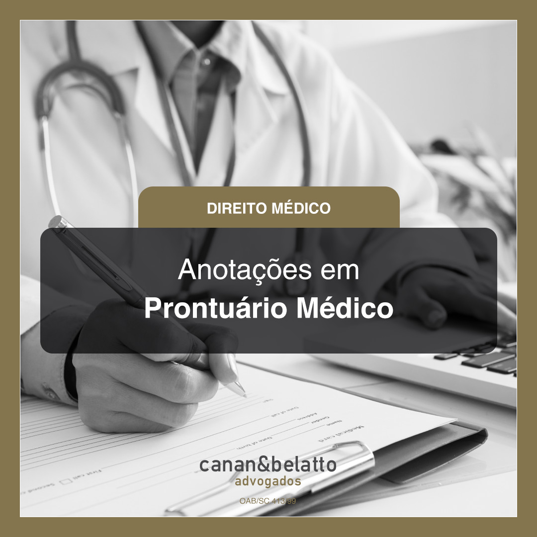 Anotações em Prontuário Médico