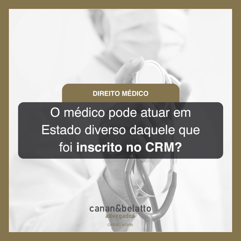 Médico pode atuar em outro estado?
