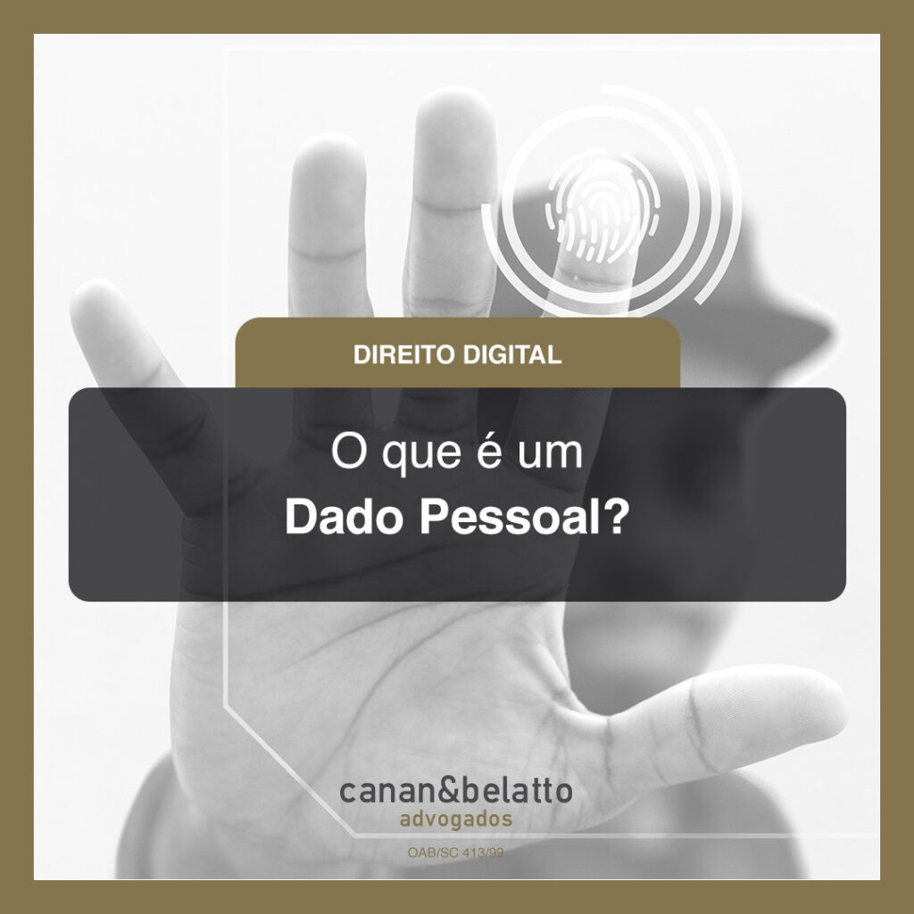 O que é um dado pessoal?