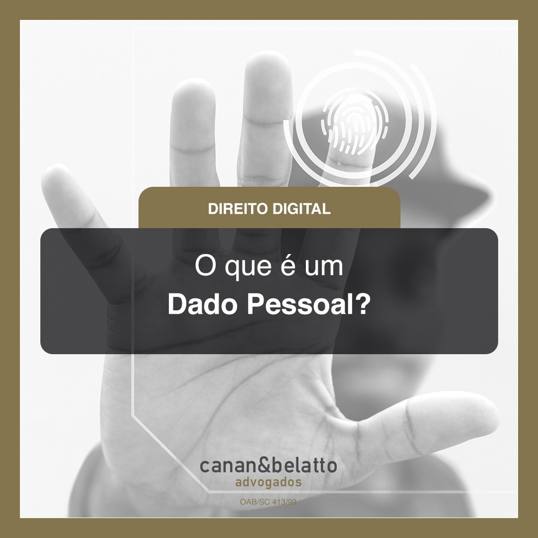O que é um dado pessoal?