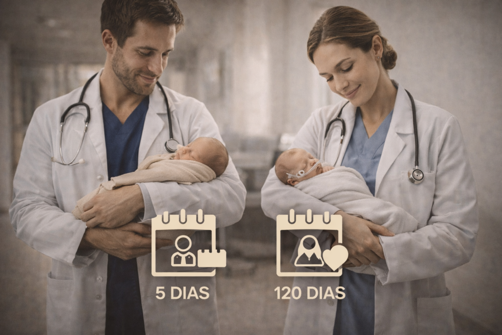 Médico residente tem direito à licença-maternidade e paternidade